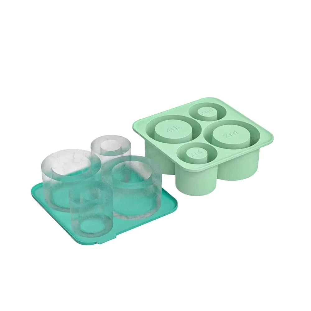 Perfect Fit Ice Mold for Tumblers – Round Silicone Tray for 20–40 oz Cups & Summer Drinks