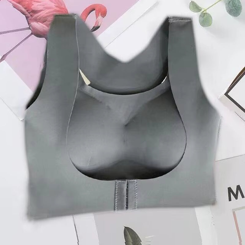 Posture Correction Bra Seamless Women'S Underwear Adjustable Push up Brassiere Shockproof Sports Vest Corset Back Bralette