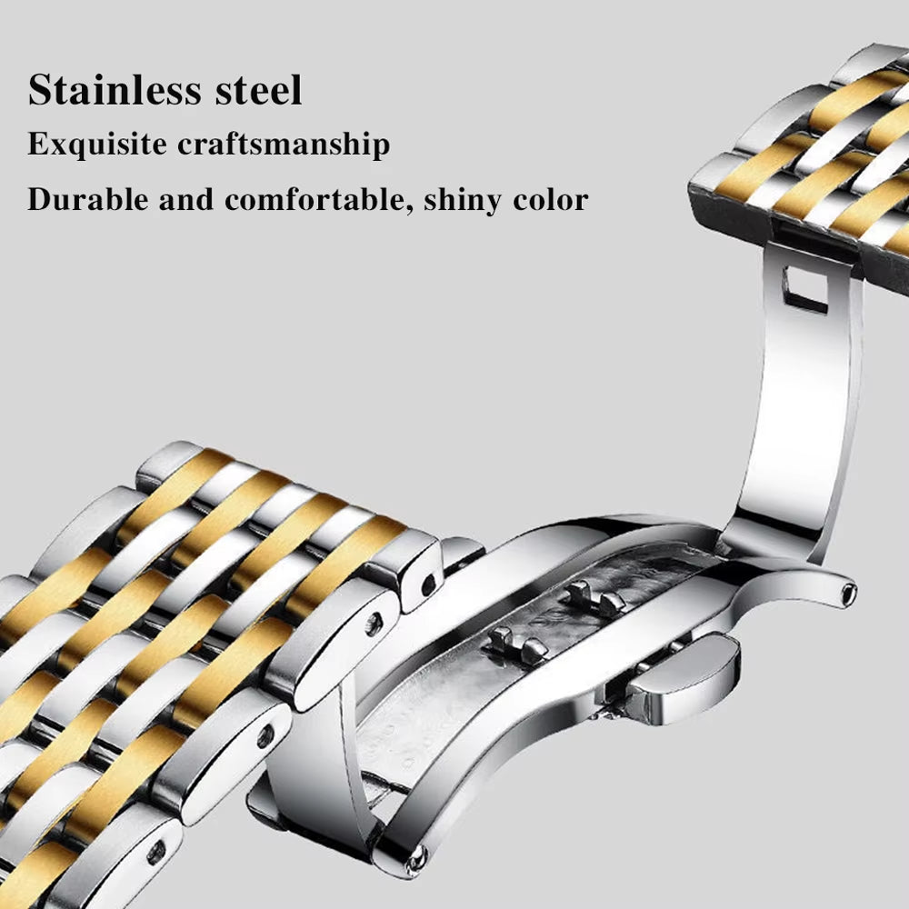 Women’s Luxury Quartz Watch – Waterproof Luminous Stainless Steel Date Wristwatch (Elegant Gift for Her)
