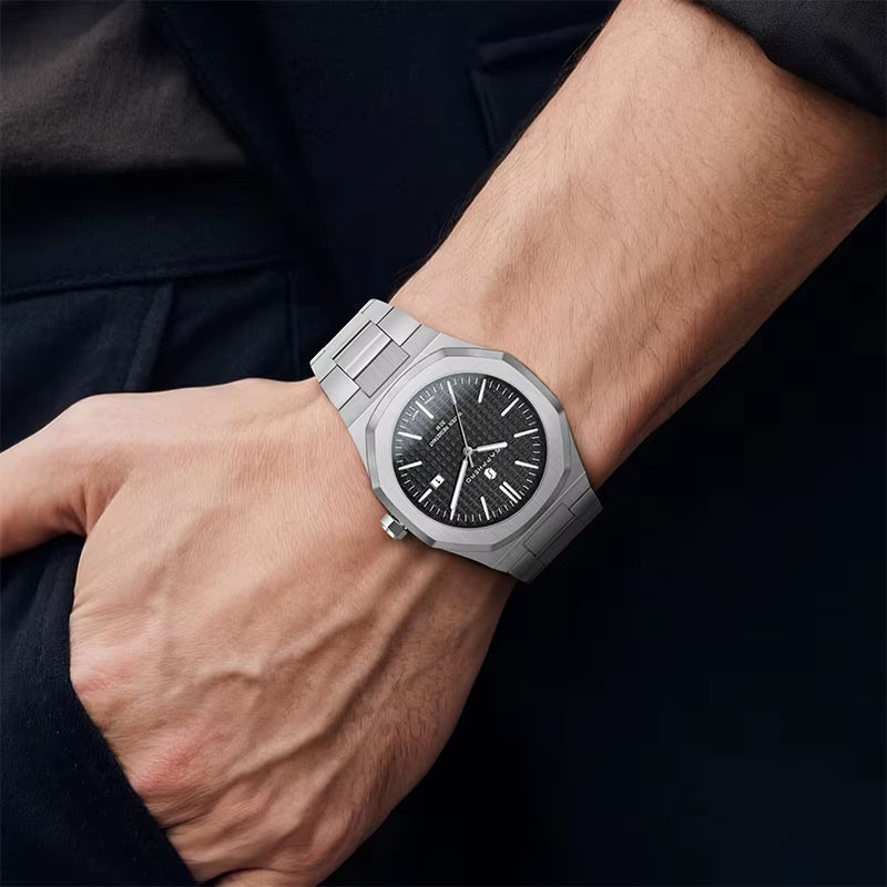 Men’s Luxury Classic Watch – Stainless Steel Business & Sports Wristwatch with Precision Imported Movement