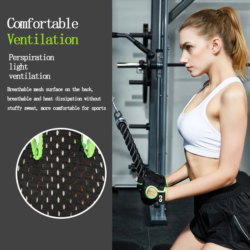Performance Fitness Gloves – Half Finger Grip Gloves for Weightlifting & Training