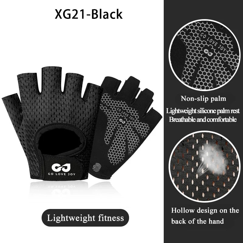 Performance Fitness Gloves – Half Finger Grip Gloves for Weightlifting & Training