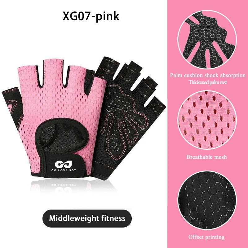 Performance Fitness Gloves – Half Finger Grip Gloves for Weightlifting & Training