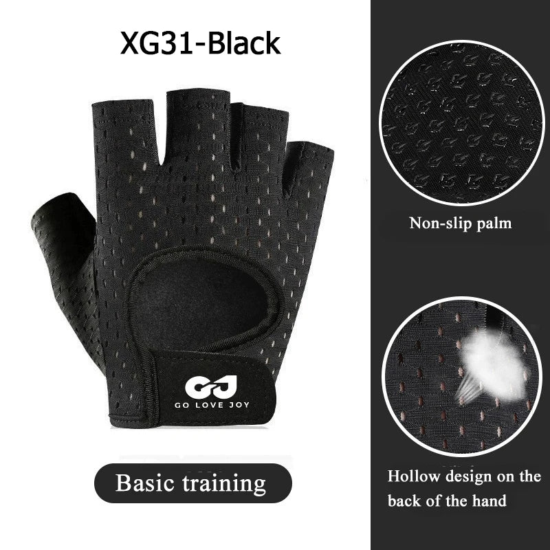 Performance Fitness Gloves – Half Finger Grip Gloves for Weightlifting & Training
