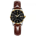 Women’s Luxury Quartz Watch – Waterproof Luminous Stainless Steel Date Wristwatch (Elegant Gift for Her)