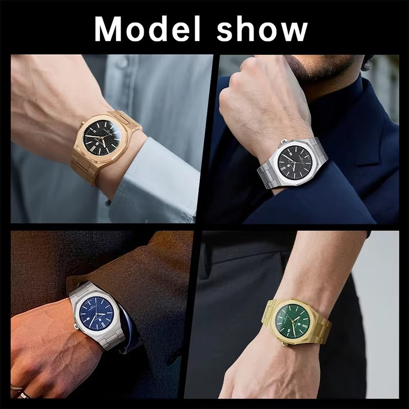 Men’s Luxury Classic Watch – Stainless Steel Business & Sports Wristwatch with Precision Imported Movement