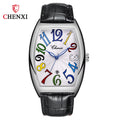 Men’s Business Quartz Watch – Luminous Curved Glass Analog Wristwatch with Date
