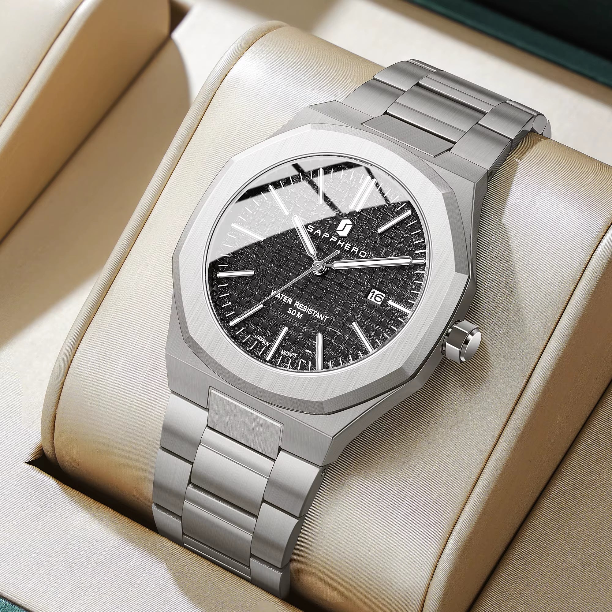 Men’s Luxury Classic Watch – Stainless Steel Business & Sports Wristwatch with Precision Imported Movement