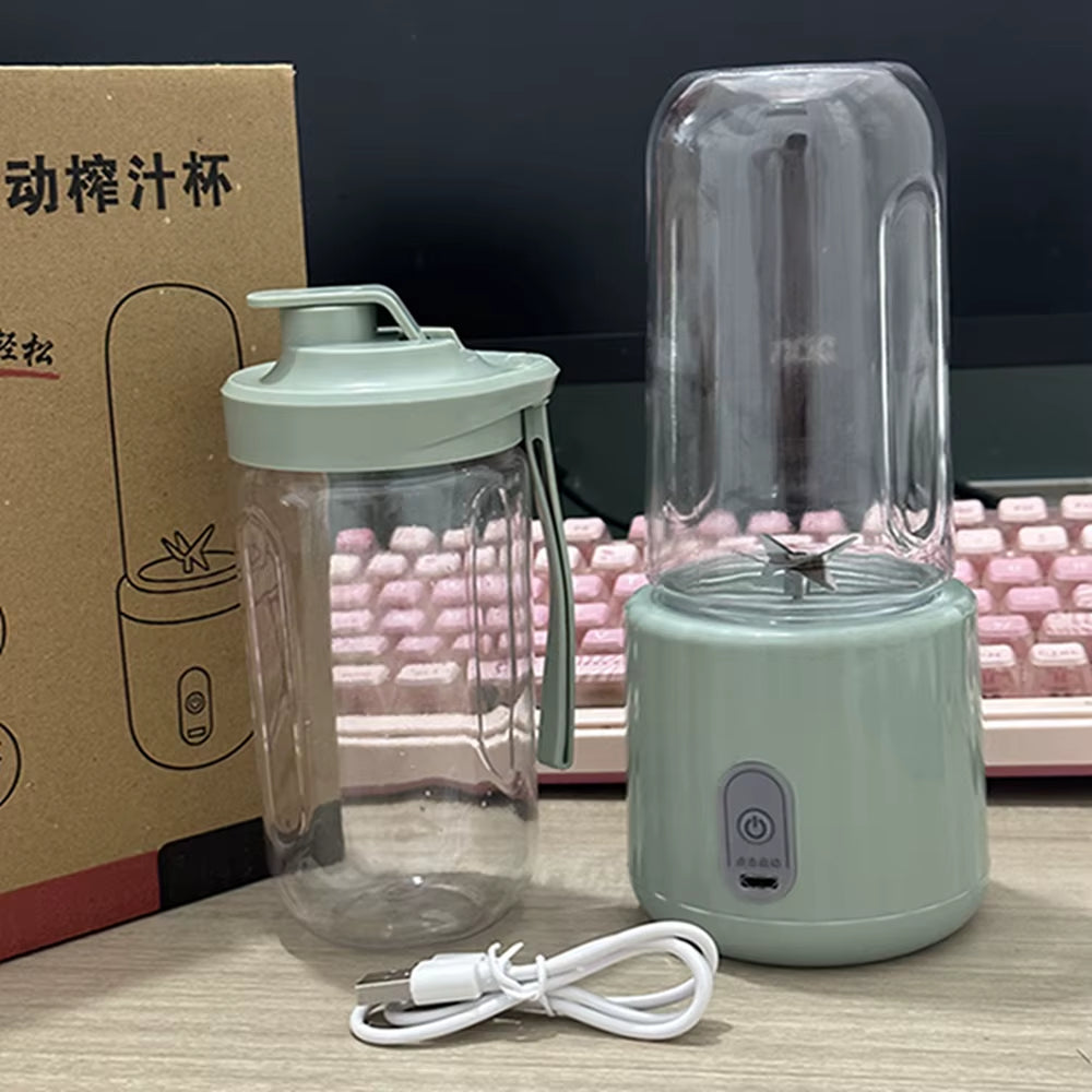 Double Cup Multifunction Usb Fruit Mixers Juicers Portable Electric Juicer Blender Fruit Juicer Cup Food Milkshake Juice Maker